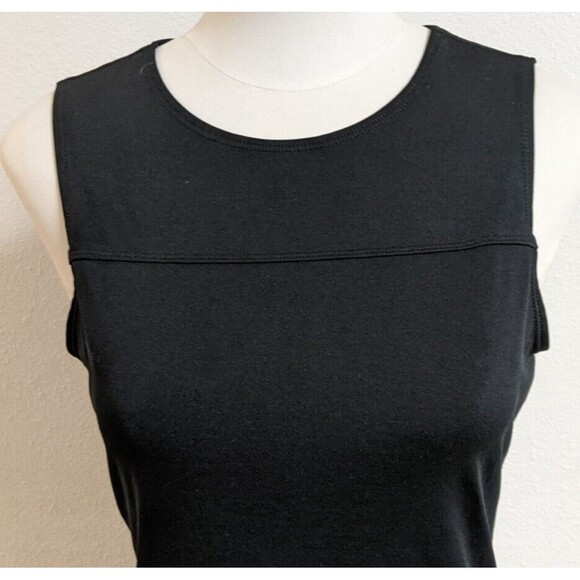 Women's Black PATAGONIA Poly/Spandex Sleeveless Round Neck Active Top M - Picture 2 of 6